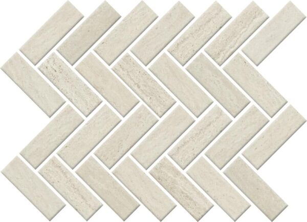 SF15 White 1x3" Herringbone