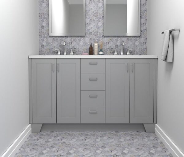 Hive Manor Gray 2" Hexagon - Image 4