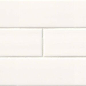 White Glossy 4x16"