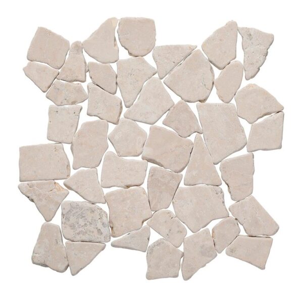 White Cut & Tumbled