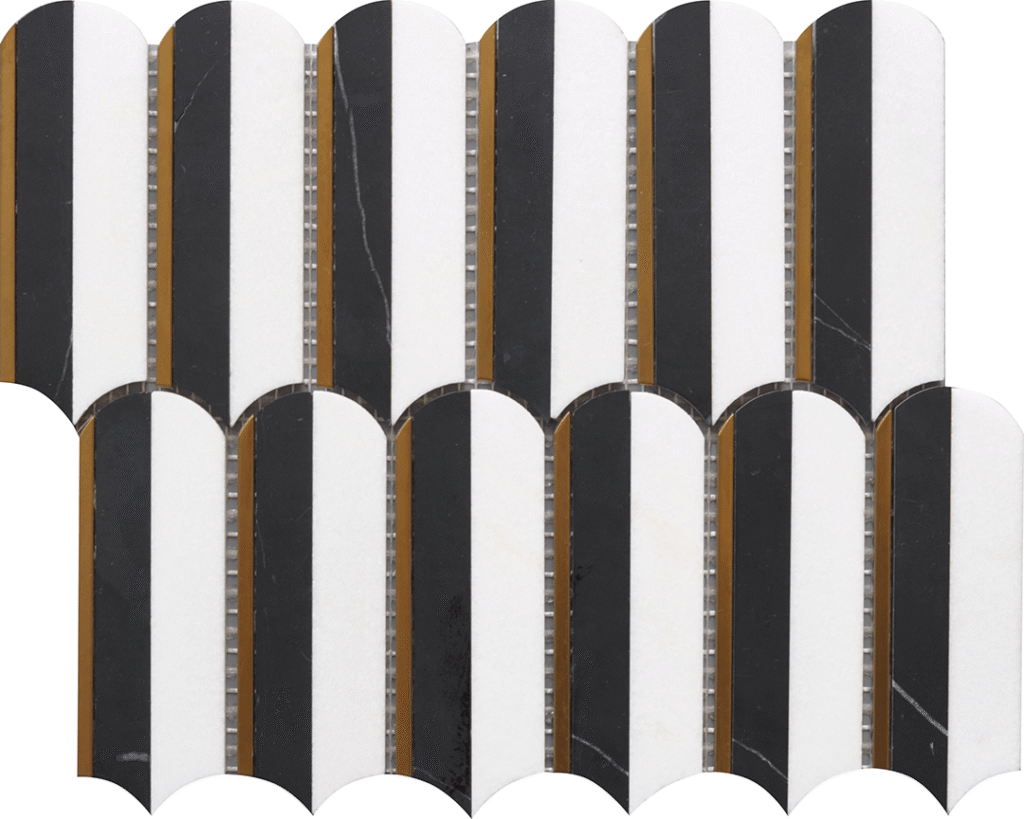 Roca Rockart Oval Nero Marquina & Thassos