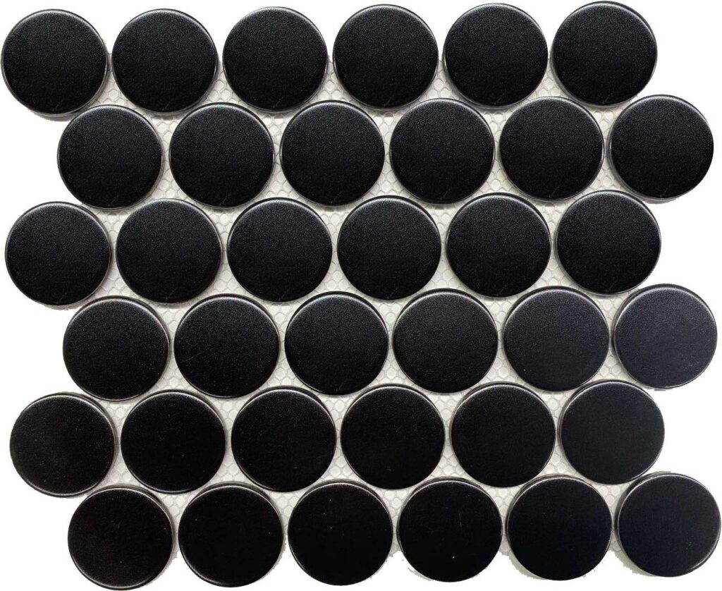 Roca CC Mosaics Black Matte 2" Dots