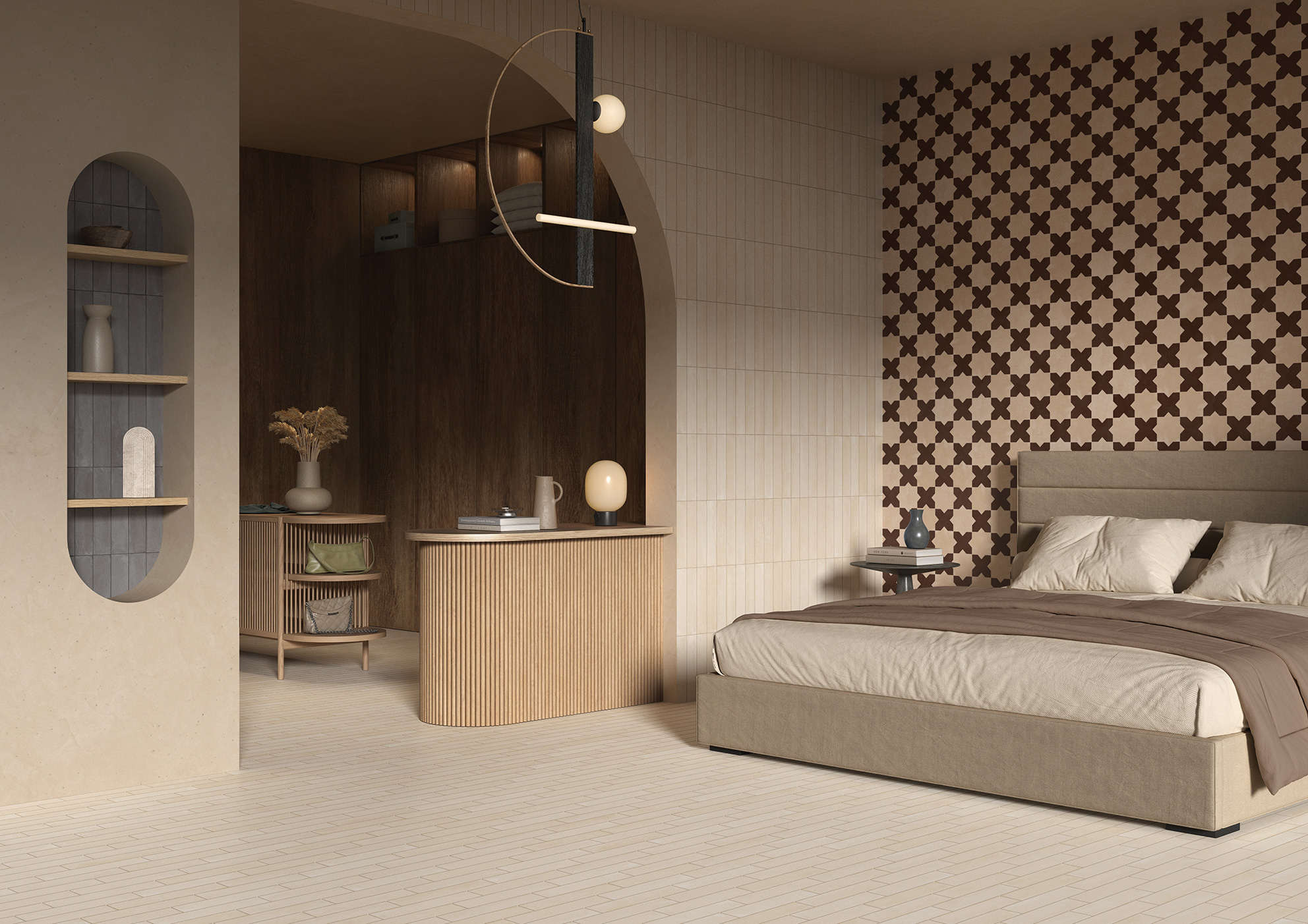 Burnt Umber 5" Cross - Image 2