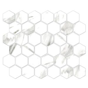 Carrara 2" Hexagon
