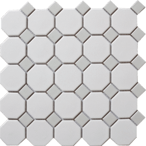 CC112 White & Gray 2" Octagon
