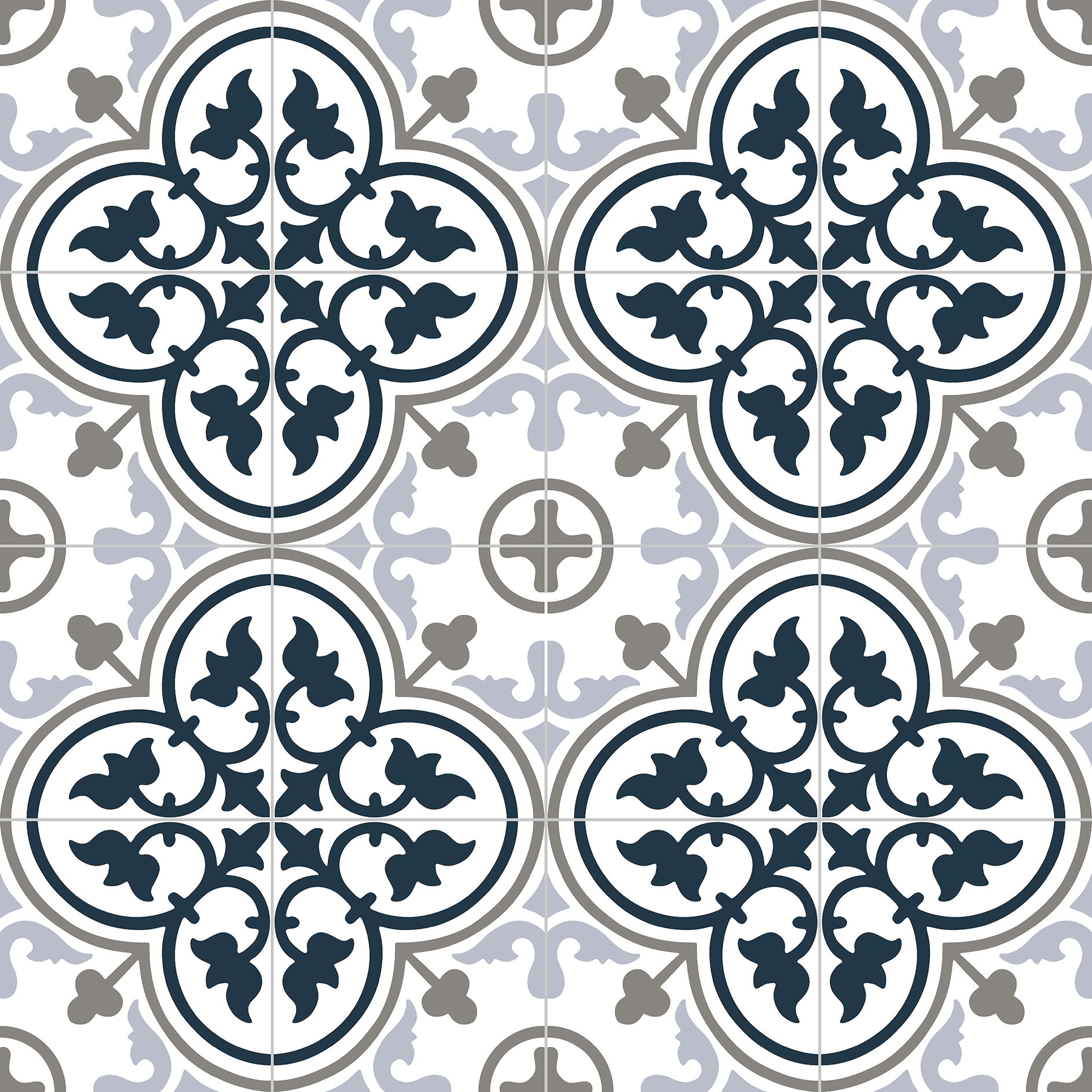 Heritage Blue 8x8" - Image 2