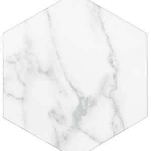 ST101 Statuary White 8" Hexagon