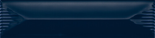 American Olean Color Story Pinstripes Navy Wave Crest